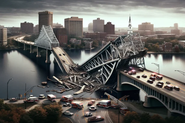 A major Baltimore bridge collapsed like a house of cards early Tuesday after it was struck by a container ship.