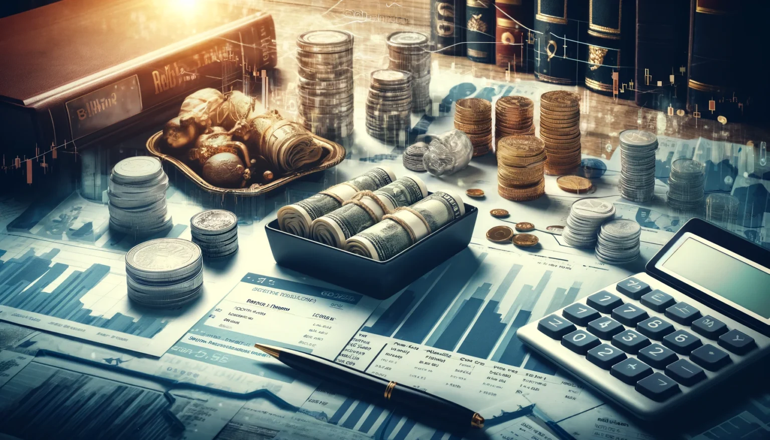 Assorted types of bonds and securities on a financial analyst's desk