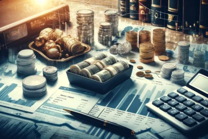 Assorted types of bonds and securities on a financial analyst's desk