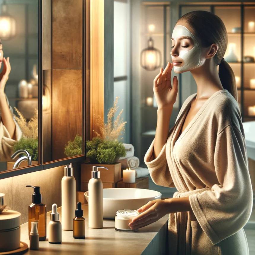 Skin care routine for weekends