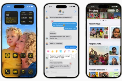 Showcasing the latest features of the iPhone iOS 18 update, including new customization options, intelligent updates, and enhanced connectivity.
