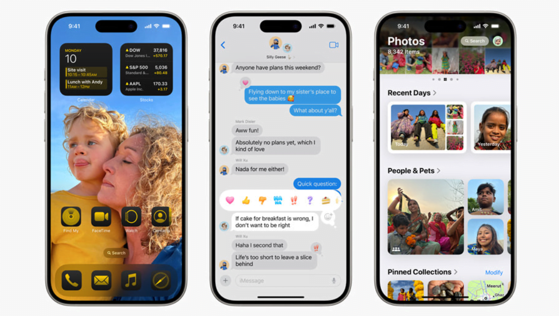 Showcasing the latest features of the iPhone iOS 18 update, including new customization options, intelligent updates, and enhanced connectivity.