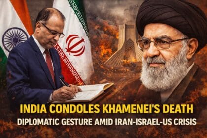 India offcially conveyed condolences to Iran after the death of Iran’s Supreme Leader Ayatollah Ali Khamenei as India’s Foreign Secretary meets the Iranian ambassador in New Delhi amid rising Middle East tensions.