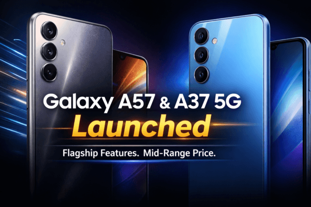 Samsung Galaxy A57 5G and Galaxy A37 5G launch showcasing premium design, AMOLED display and advanced camera features