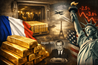 France gold reserves moved from US vaults highlighting fears of 1971 financial crisis and global market instability