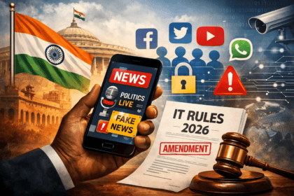 India Draft IT Rules 2026 social media regulation and news content oversight illustration
